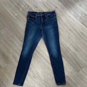 Express Dark Blue Skinny Jeans